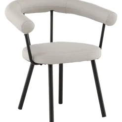 Västerås x Josefin Lustig karmstol - Off-white/svart