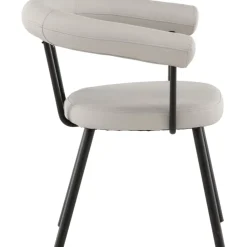 Västerås x Josefin Lustig karmstol - Off-white/svart