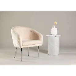 Wanda fåtölj - Beige teddy