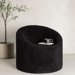 Warren fåtölj - Svart