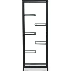 Winchester skåp i glas (Glasmonter) - Svart / Glas