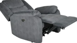 Winfield elektrisk recliner fåtölj - Mörkgrå