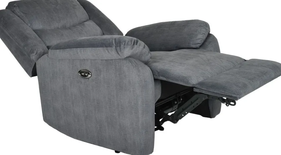 Winfield elektrisk recliner fåtölj - Mörkgrå