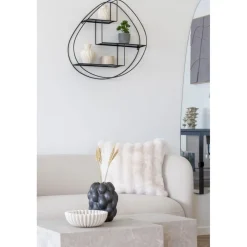 Wrexham vägghylla - Svart