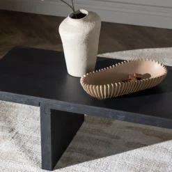 Yakunik soffbord 120 x 38 cm - Svart