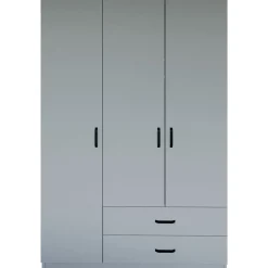 Yaman garderob 120 x 45 x 180 cm - Grå