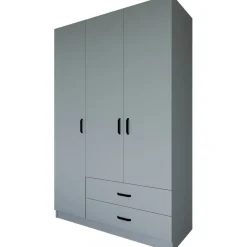 Yaman garderob 120 x 45 x 180 cm - Grå