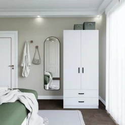 Yaman garderob 80 x 47 x 182 cm - Mattvit