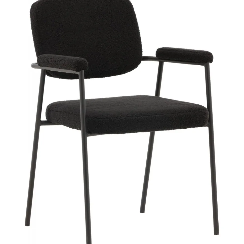 Yesterday matstol - Svart boucle