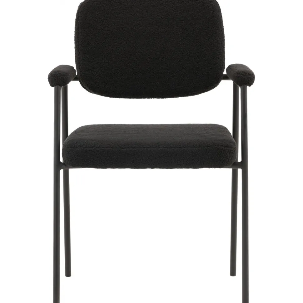 Yesterday matstol - Svart boucle