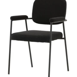 Yesterday matstol - Svart boucle