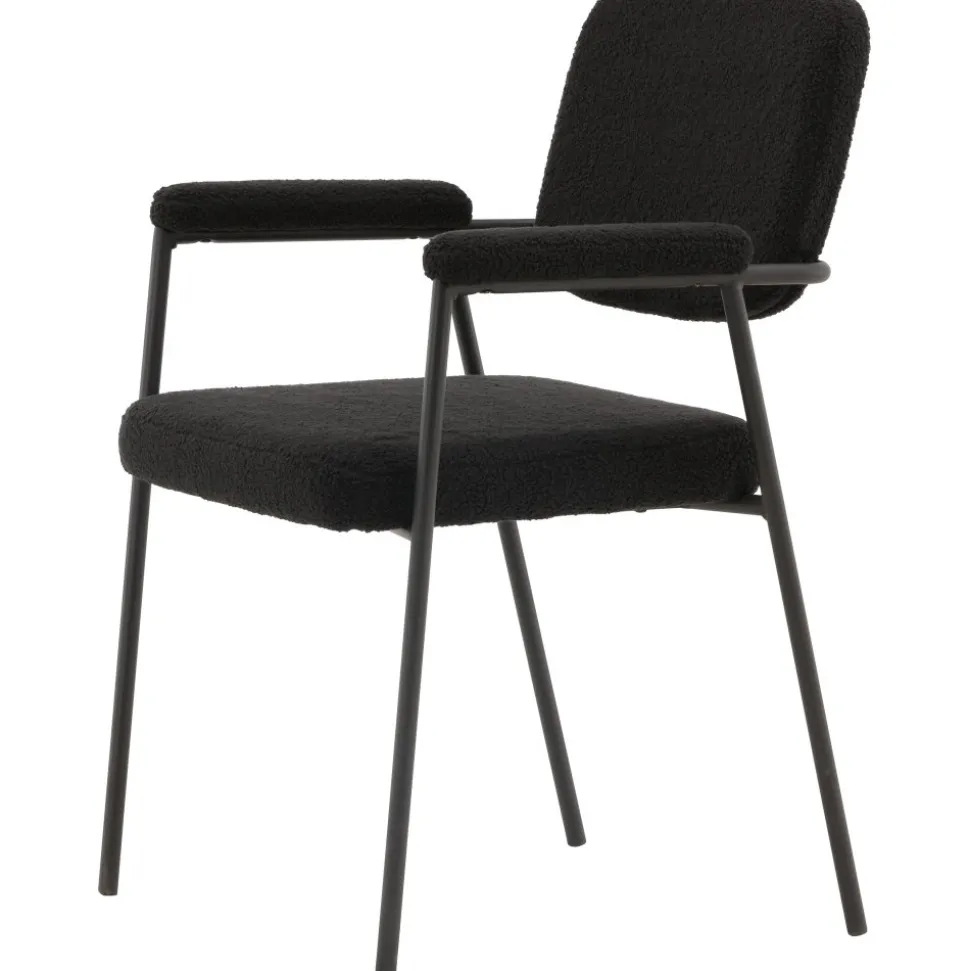 Yesterday matstol - Svart boucle