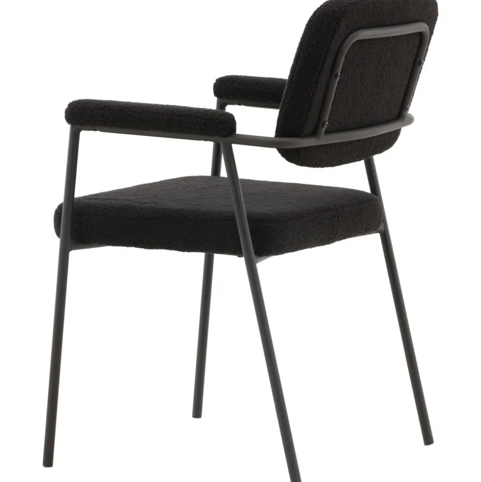 Yesterday matstol - Svart boucle