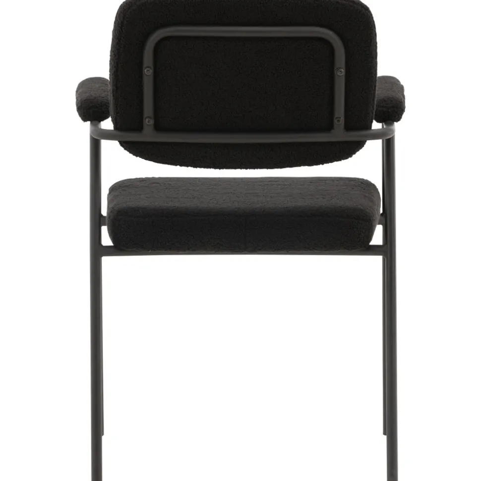 Yesterday matstol - Svart boucle