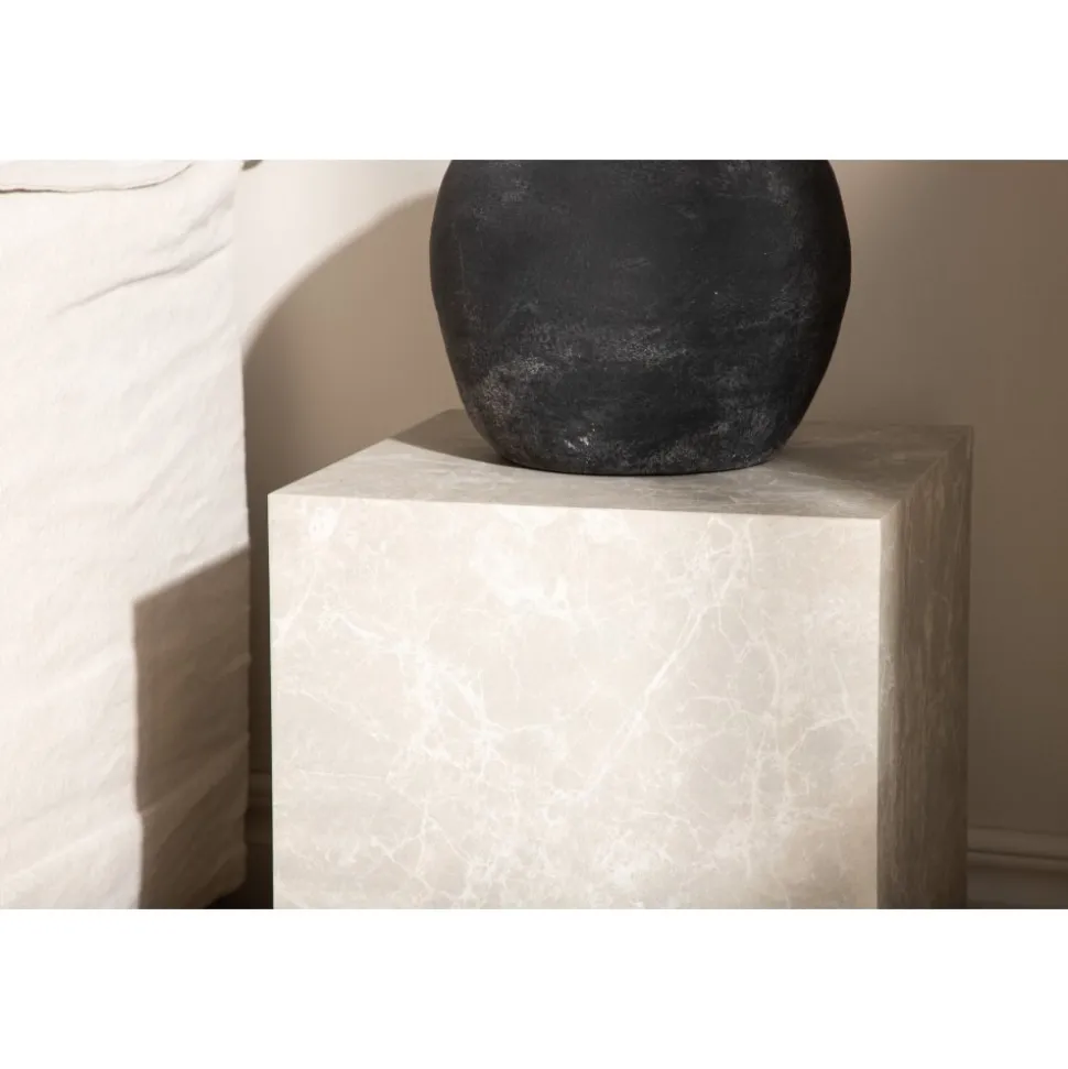 York High soffbord 40 x 40 cm - Beige + Textilrengöring för möbler