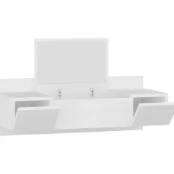 Zakkum sminkbord 100 x 39 cm - Vit