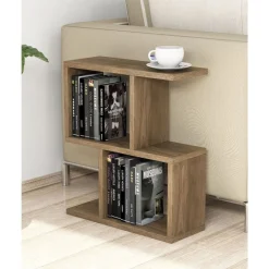 Zet sidobord 45 x 17 cm - Valnöt